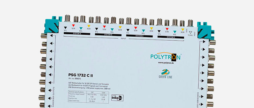 Polytron Kaskaden Multischalter PSG 1732 C II