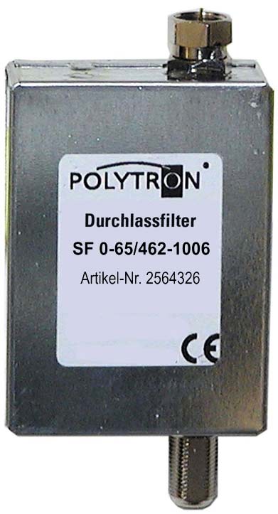 POLYTRON Durchlassfilter SD =-657462-1006
